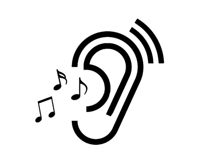 Icône d'une oreille pour illustrer la qualité d'écoute des services Valet Drive